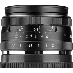 Meike 35mm f/1.7 Sony E Mount (Sony E, APS-C / DX), Objectief, Zwart