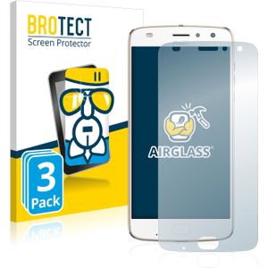 BROTECT AirGlass kogelwerende glasfolie (3 Stuk, Motorola Moto Z2 Play), Smartphone beschermfolie