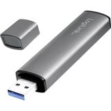 LogiLink UA0394 USB 3.2 Gen 2 Hub - SD Kaartlezer - Spacegrijs