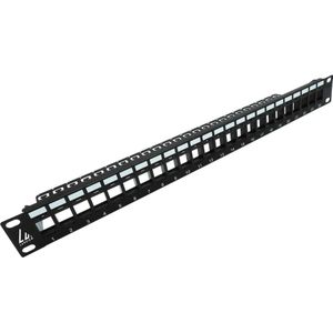 Lanview - Patchpaneel - 1U - Zwart - 19''