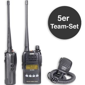 Alinco - DJ-A-446 EMS-76 - PMR-Handfunkgerät - Zwart - 5er Set