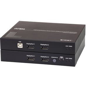 Aten CE924, zender en ontvanger, bedraad, 4096 x 2160 pixels, metaal, DisplayPort, DisplayPort, KVM schakelaars