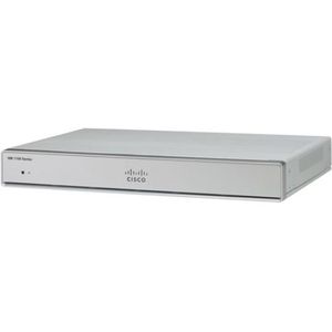 Cisco - ISR 1100 - Router - Zilver - G.FAST-technologie, Gigabit Ethernet SFP-poorten