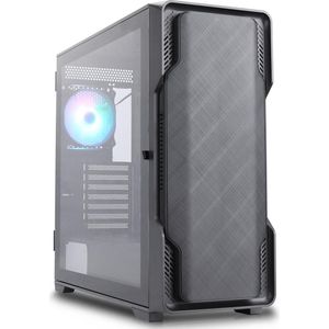 Nanoxia - Go MIDI DS-9G ARGB - PC-behuizing - Zwart - USB-C - TG