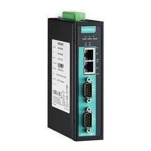 Moxa NPORT IA5250AI-T-IEX - 2-poorts RS-232422485 industriële automatiseringsserver met seriëleLANpower s, Printer server