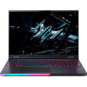 Acer Predator Helios 16 AI (16", 1000 GB, 32 GB, DE, Intel Core Ultra 9 275HX), Notebook, Zwart