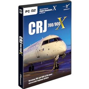 Aerosoft, CRJ 700/900 X Video Game Add-on PC Microsoft Flight Simulator X (SP2) Nederlands