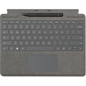 Microsoft Surface Pro Toetsenbord voor zakelijk gebruik met Slim Pen (IT, Docking), Toetsenbord, Zilver