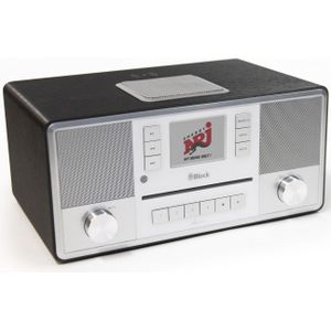 Block Smart Radio Aurora Antraciet (Internet radio, DAB+, FM, KW, Bluetooth, WiFi), Radio, Zwart
