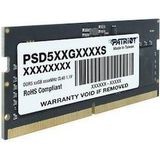 Patriot DDR5 8GB SIGNATURE 5600MHz SO-DIMM 1Rx4 - 8 GB (1 x 8GB, 5600 MHz, DDR5 RAM, SO-DIMM), RAM, Zwart