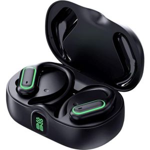 Manta Wireless headphones MTWS011B Rytmo Sport Black (Geen ruisonderdrukking, Draadloze), Koptelefoon, Zwart