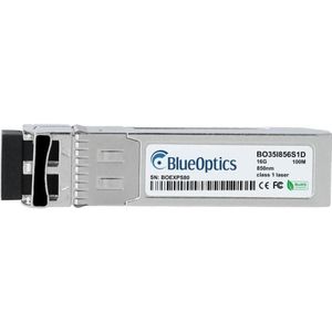 BlueOptics Qlogic AFBR-57F5MZ-QL Compatibele SFP+ BO35I856S1D, Zendontvangers, Zilver