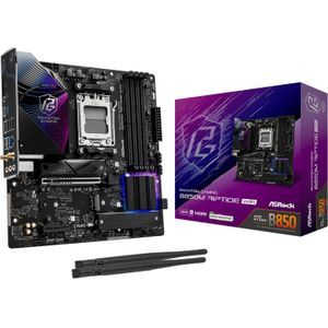 ASROCK - B850M Riptide WiFi - Moederbord - Micro ATX - Socket AM5 - AMD B850 - DDR5 - Realtek ALC1220 - Wi-Fi 7 - Bluetooth - Realtek 2.5G LAN