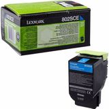 Lexmark 80C2SCE tonercartridge 1 stuk(s) Origineel Cyaan