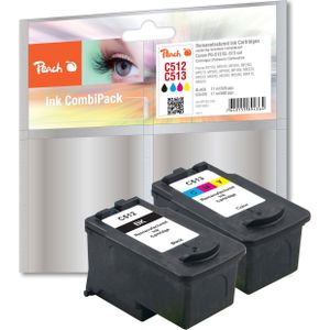 Peach 316602 inktcartridge 2 stuk(s) Zwart, Cyaan, Magenta, Geel