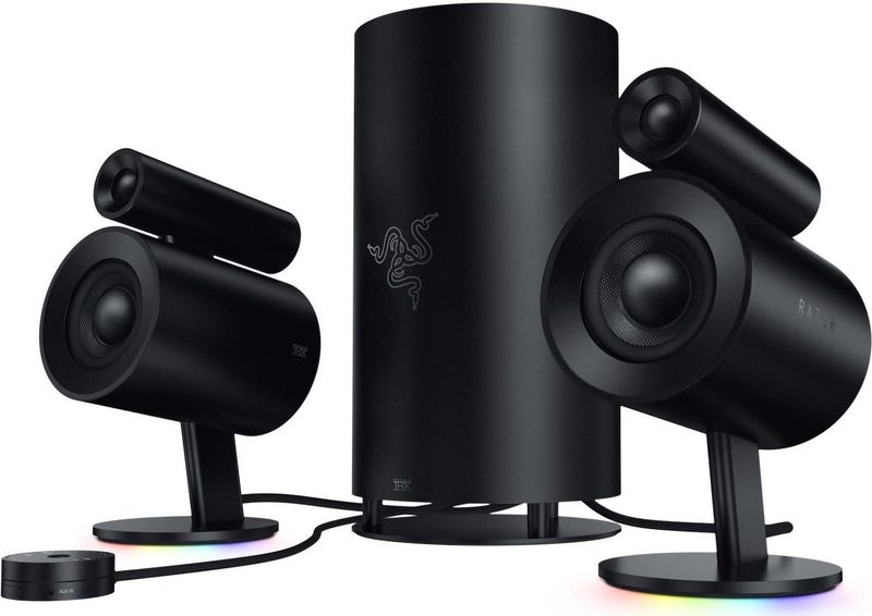 Razer Nommo Pro, PC-luidspreker, Zwart
