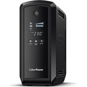 Cyberpower USV CP900EIPFCLCD 900VA/540W Line-Interactive (0.90 VA, 540 W, Lijninteractief UPS), UPS
