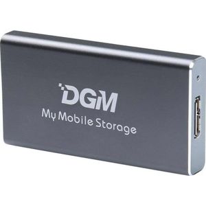 Dgm My Mobile Storage 512 GB Grijze Externe SSD (MMS512SG) (0.51 TB), Externe harde schijf, Grijs