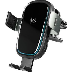 LogiLink Draadloze smartphone oplaadhouder voor het luchtrooster van de auto, Smartphonehouder