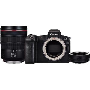 Canon EOS R Kit (30.30 Mpx, Volledig formaat), Camera, Zwart