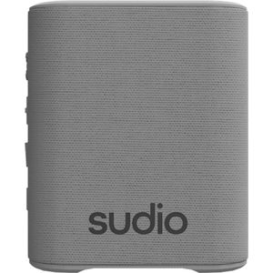 Sudio S2 Grijs (Oplaadbare batterij), Bluetooth luidspreker, Grijs