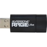 Patriot Supersonic Rage Lite (512 GB, USB-A, USB 3.2), USB-stick, Zwart