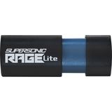 Patriot Supersonic Rage Lite (512 GB, USB-A, USB 3.2), USB-stick, Zwart