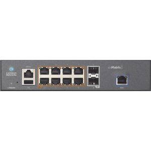 Cambium Networks cnMatrix EX1010-P Intelligent Ethernet PoE Switch 8 x 1 - Switc (8 ports), Netwerkschakelaar, Zwart
