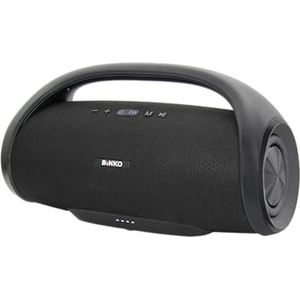 Binko Q66 Bluetooth SpeakerBoom Box 2 x 30 W Portable Black (Werkt op batterijen), Bluetooth luidspreker, Zwart