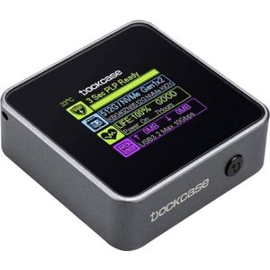 Dockcase DSWC1M-3G M.2 harde schijf-behuizing M.2 PCIe NVMe SSD M.2 PCIe NVMe