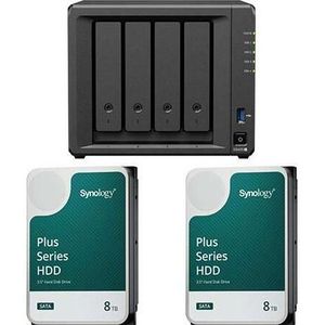 Synology DS425+ DiskStation + 16 TB 2x Plus 3.5"" SATA 6Gb/s Festplatte 8 TB (2 x 8 TB), Netwerkopslag