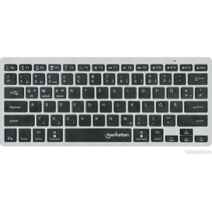 Manhattan - Ultraslank Draadloos Toetsenbord - Zwart - Grijs