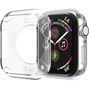 Hurtel - Ultra Clear Watch Case - Transparant - Smartwatch-accessoires - Voor Apple Watch 46 mm (Serie 10)