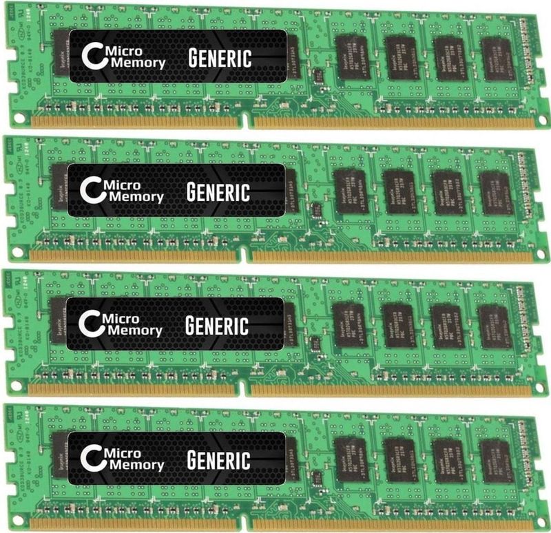 CoreParts - MicroMemory - RAM - Groen - 4 x 8GB