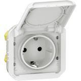 Plexo - Beschermende Contactdozen - Vochtige Ruimtes - IP44 - Spatwaterdicht