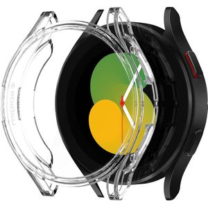 Spigen ULTRA HYBRID GALAXY horloge 4/5 (44 MM) CRYSTAL CLEAR, Sporthorloge + Smartwatch-accessoires, Transparant