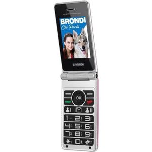 Brondi Preziozo Friend 4,5 cm (1,77') Paars (1.77", 1.30 Mpx, 2G), Sleutel mobiele telefoon, Paars