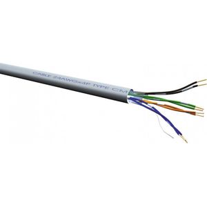 Roline UTP kabel Cat.6 / Klasse E gevlochten draad 300m (U/UTP, CAT6, 0.30 m), Netwerkkabel