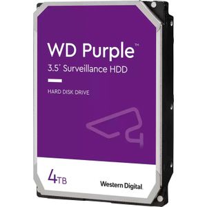 WD Paars 4TB SATA HDD 8,9cm 3,5inch intern 256MB Cache (4 TB, 3.5"", CMR), Harde schijf