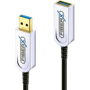 Purelink FiberX Series - USB 3.1 glasvezelverlengkabel - 40m (40 m, USB 3.2 Gen 2), USB-kabel