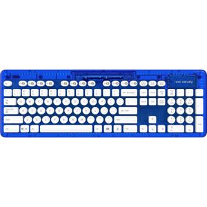PDP Rock Candy Blueberry Boom toetsenbord RF Draadloos QWERTY Duits Blauw, Transparant