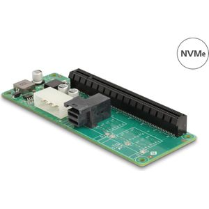 Delock Converter 1x SFF-8643 - PCIe x16, ondersteunt NVM Express, Accessoires voor harde schijven