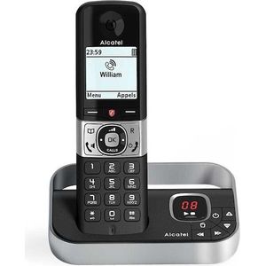 Alcatel - F890 - Telefoon - Zwart - Draadloos DECT-basisstation met Antwoordapparaat