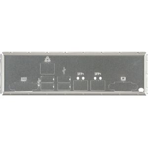 Supermicro 1U I/O-schild X10SDV SC813/SC514MCP-260-00099- zonder OS, Server accessoires, Grijs