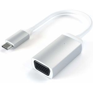Satechi USB-C naar VGA adapter (VGA, 2.24 cm), Data + Video Adapter, Zilver