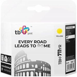 Print, Inkt, Tusz do HP DesignJet T530 TBH-711YR YE ref.