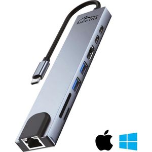 Media Tech - MT5046 - USB Hub - Zwart - Compact - 4 Poorten