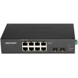 Hikvision - DS-3T0510HP-E/HS - Netwerk-Switch - Zwart - Unmanaged Gigabit Ethernet - PoE