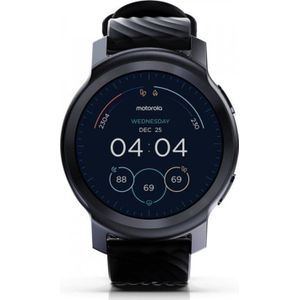 Motorola SMARTWATCH Motorola WATCH 100 PHANTOM ZWART (42 mm, Aluminium), Sporthorloges + Smartwatches