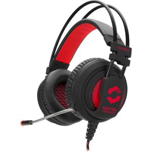 Speedlink Maxter (Bedraad), Gaming headset, Rood, Zwart